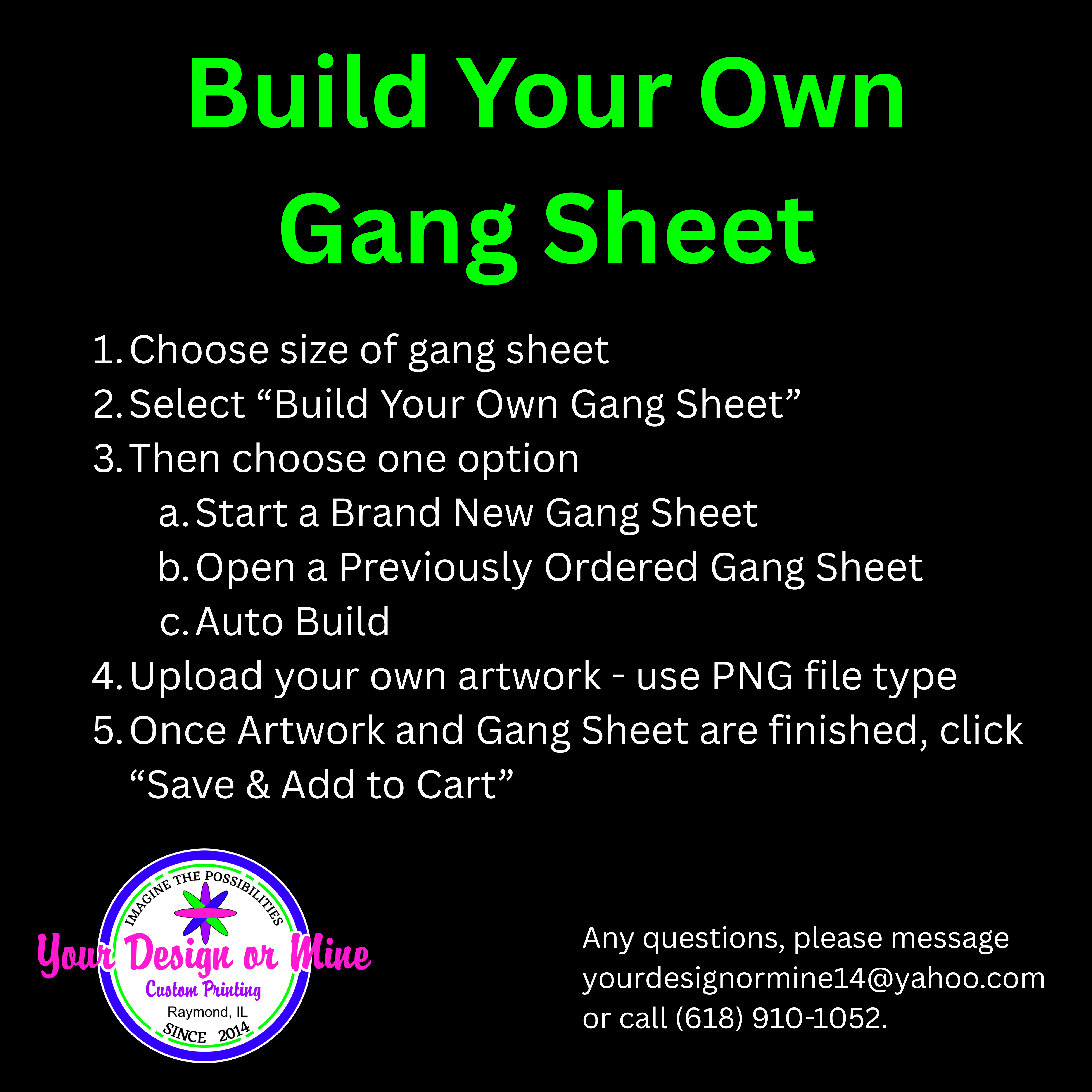 Build a Gang Sheet