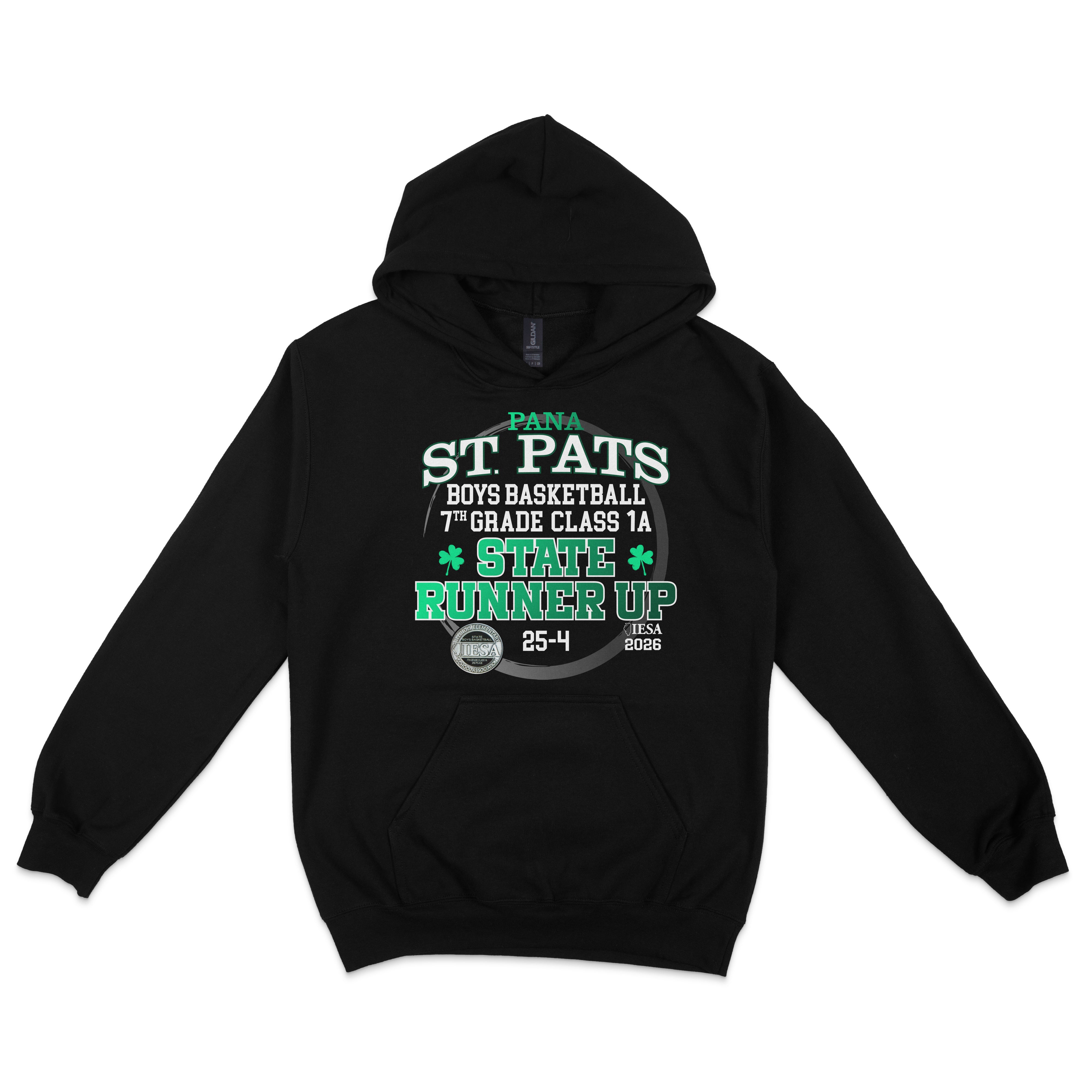 Gildan Softstyle Hoodie - St Pats Basketball State Runner Up