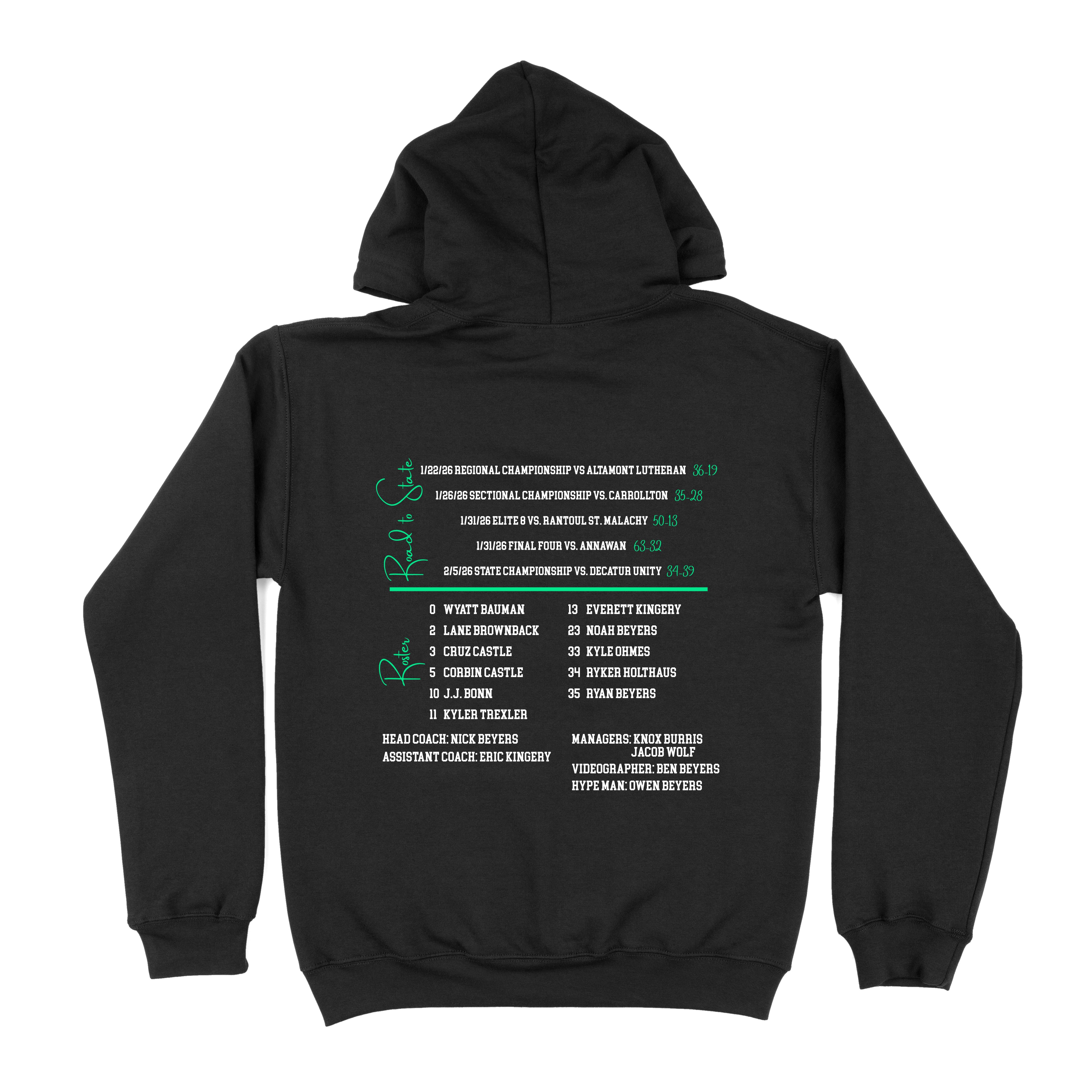 Gildan Softstyle Hoodie - St Pats Basketball State Runner Up