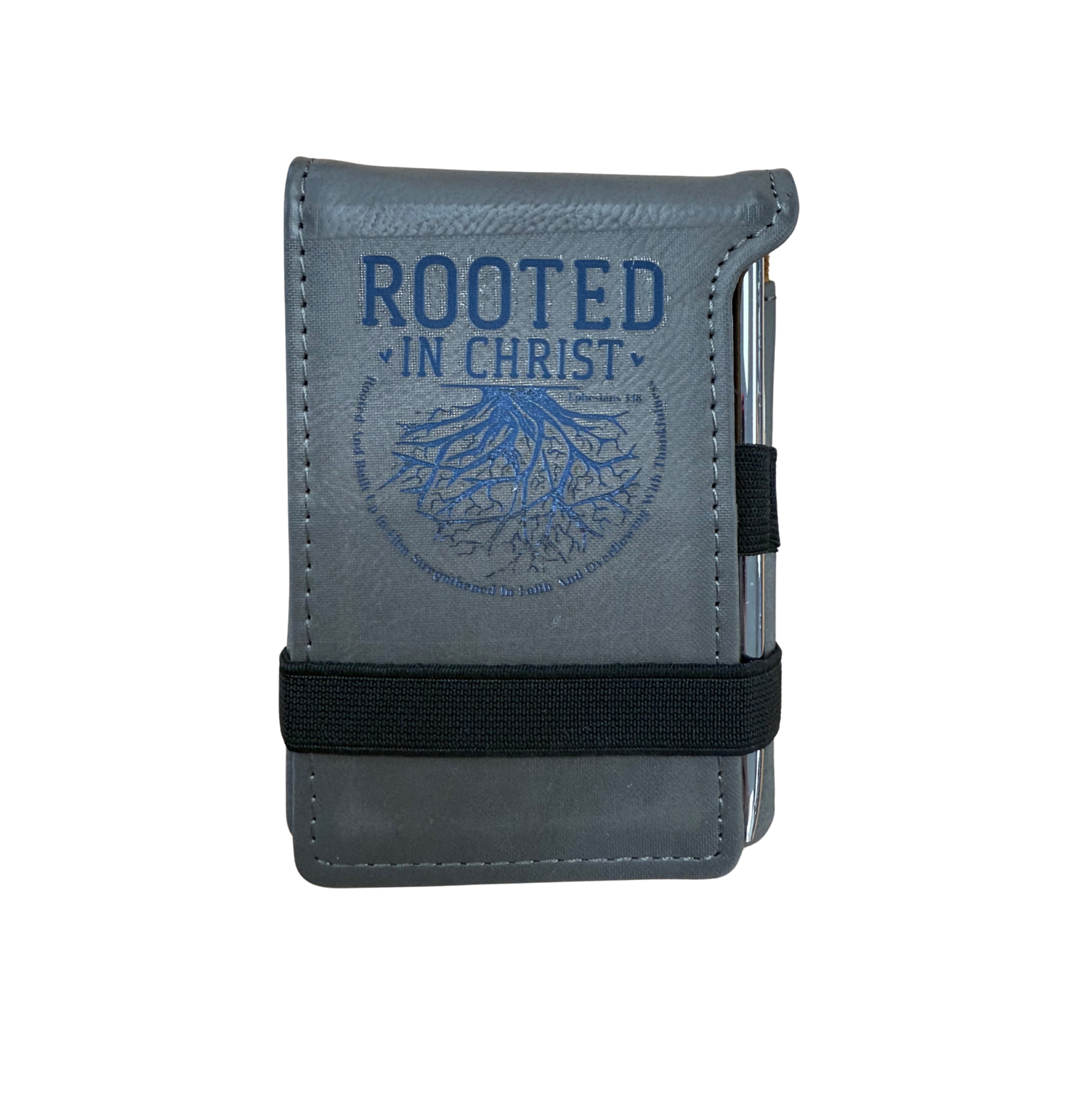 Leatherette Mini Notepad with Pen