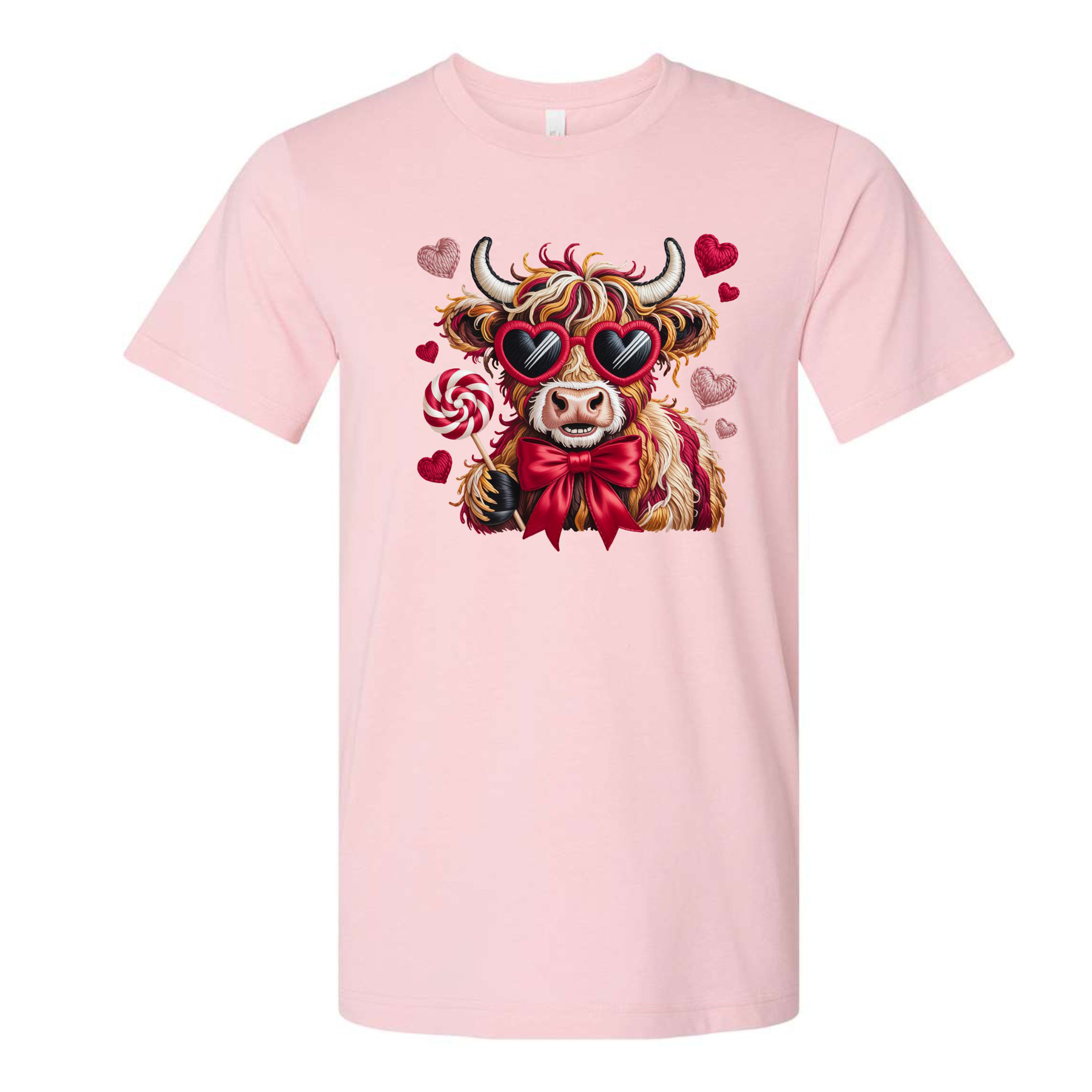 Valentine's Day Highland Cow