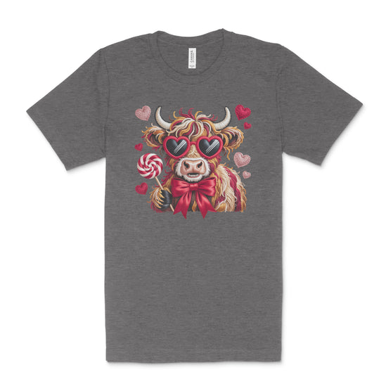 Valentine's Day Highland Cow
