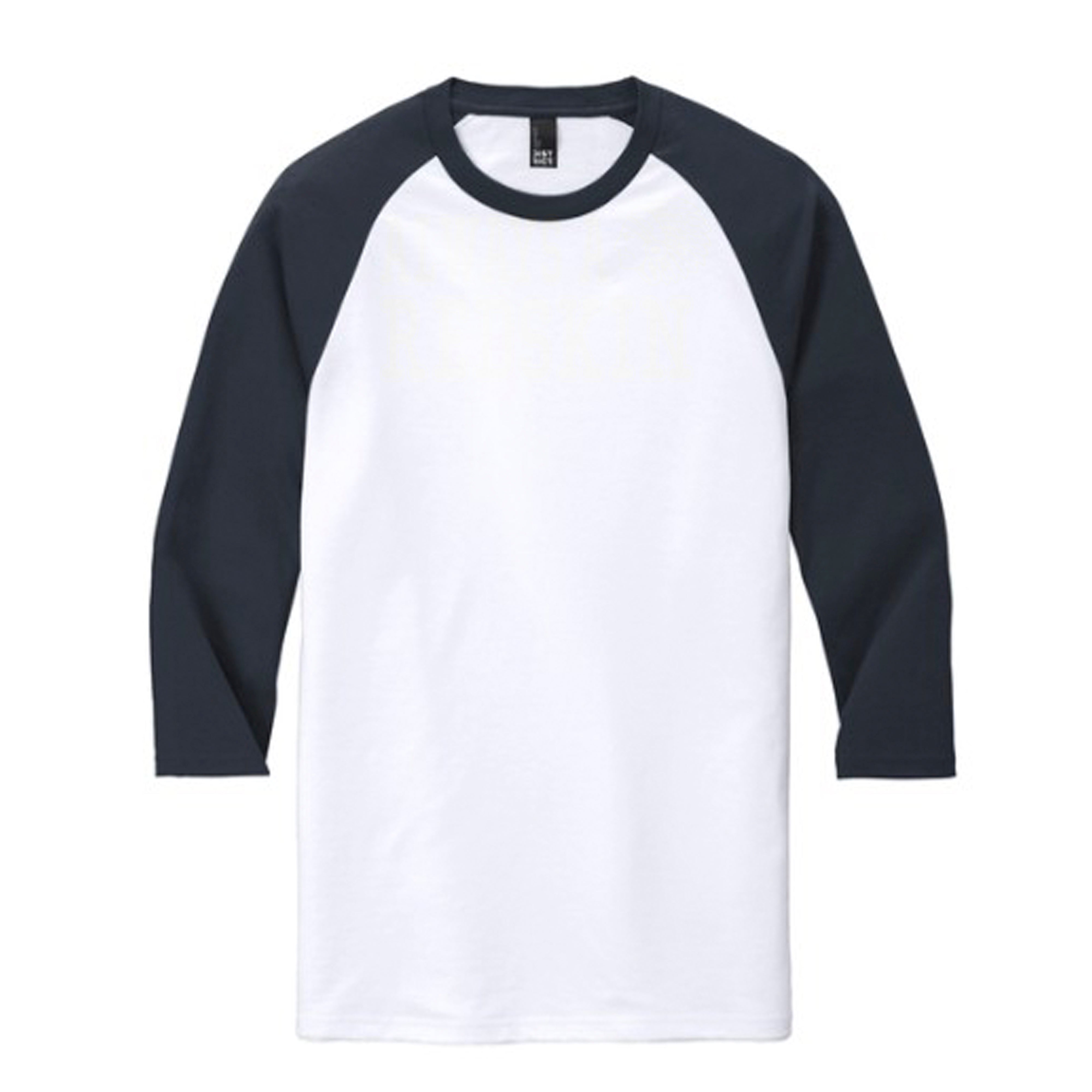 Navy/White Baseball Tee