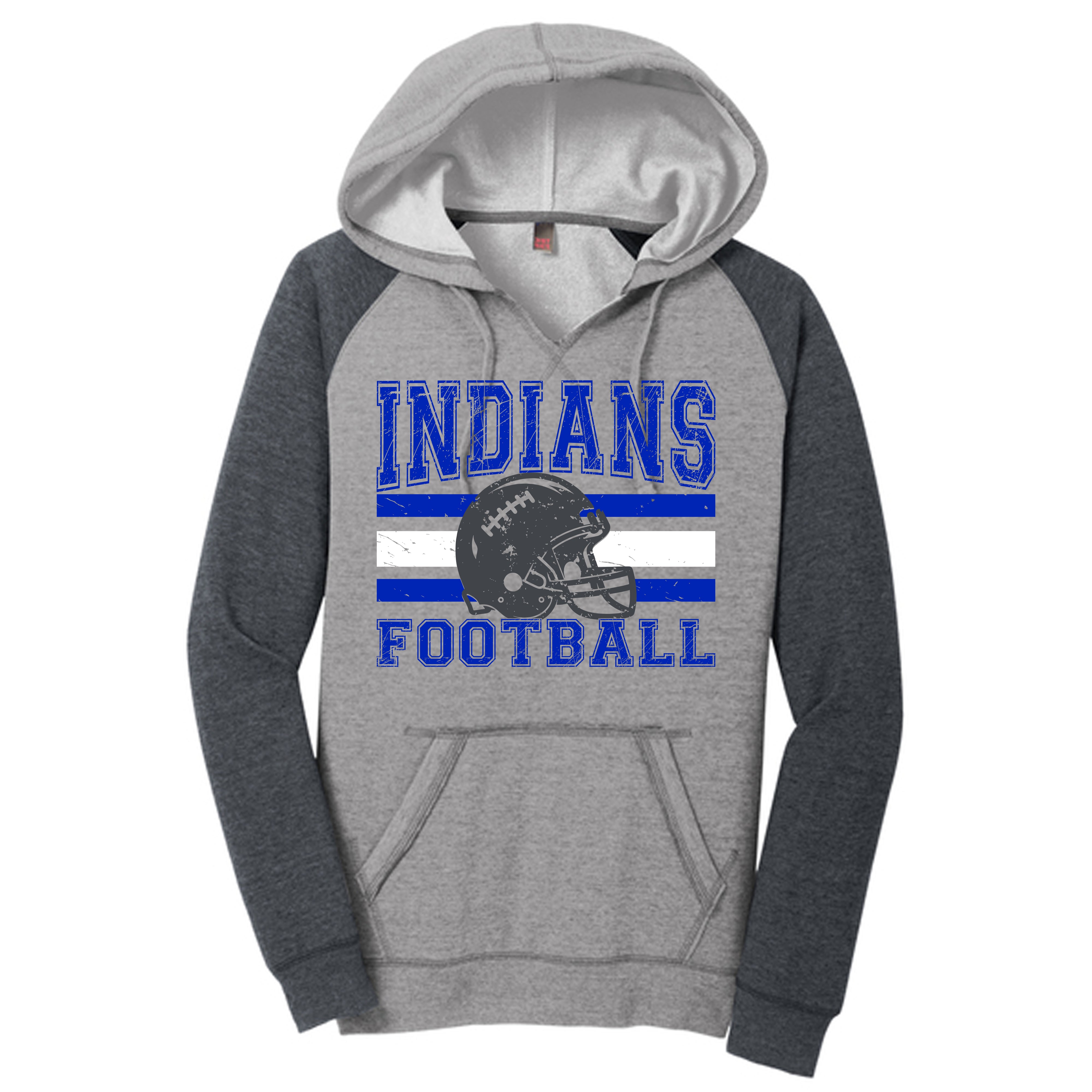 Indians Old School Design - Ladies DT296