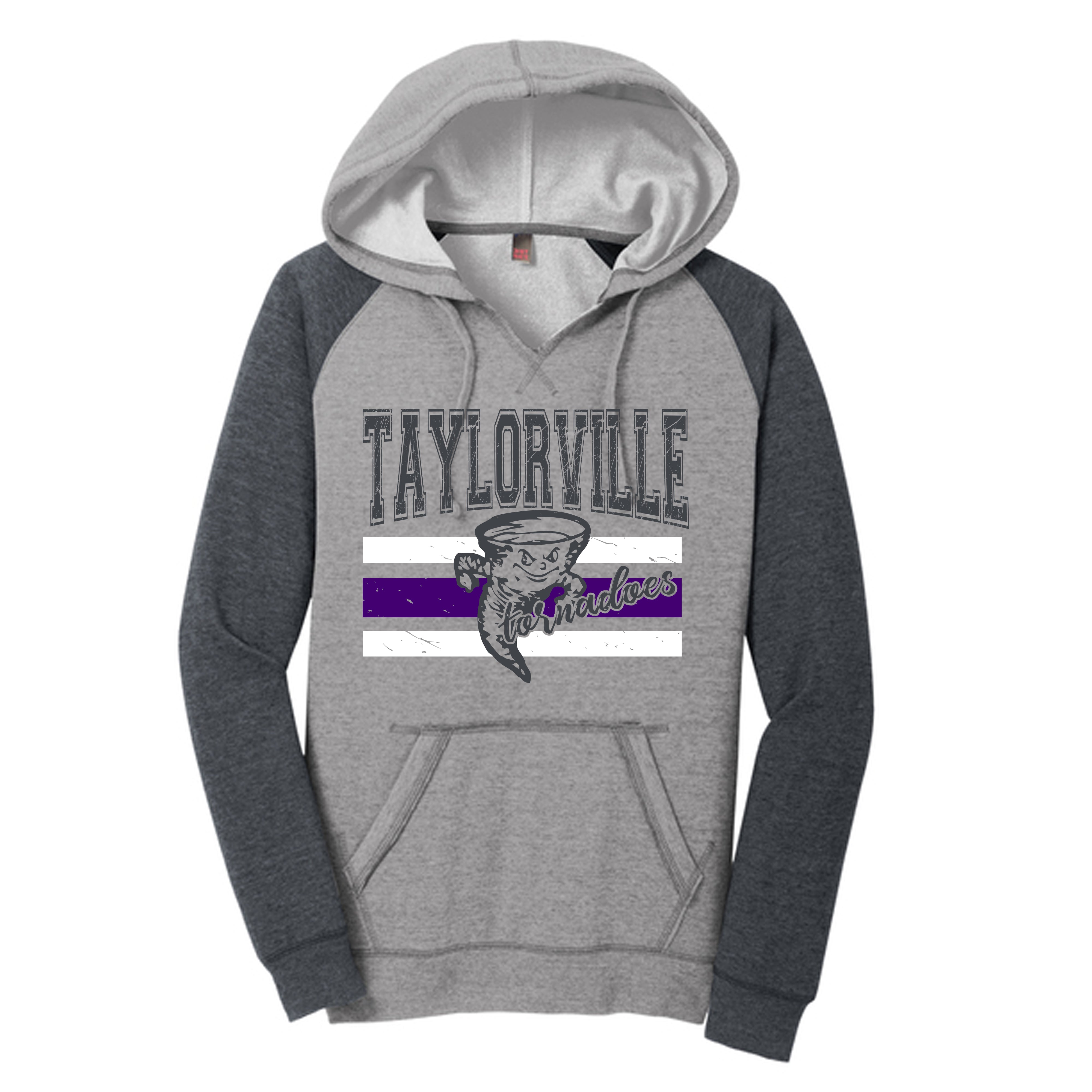 Taylorville Tornadoes Old School Design - Ladies DT296